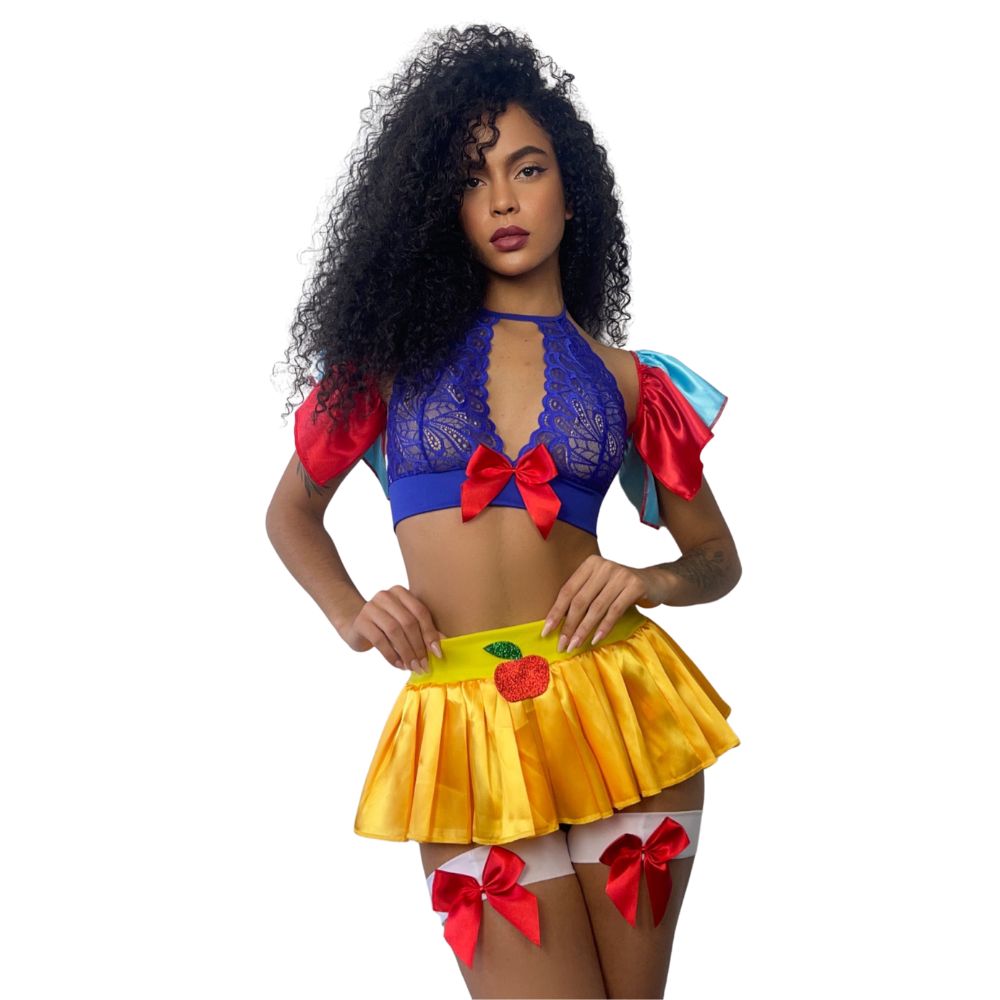 Fantasia Sexy Luxo - Branca de Neve - Custa Pouco Seduzir