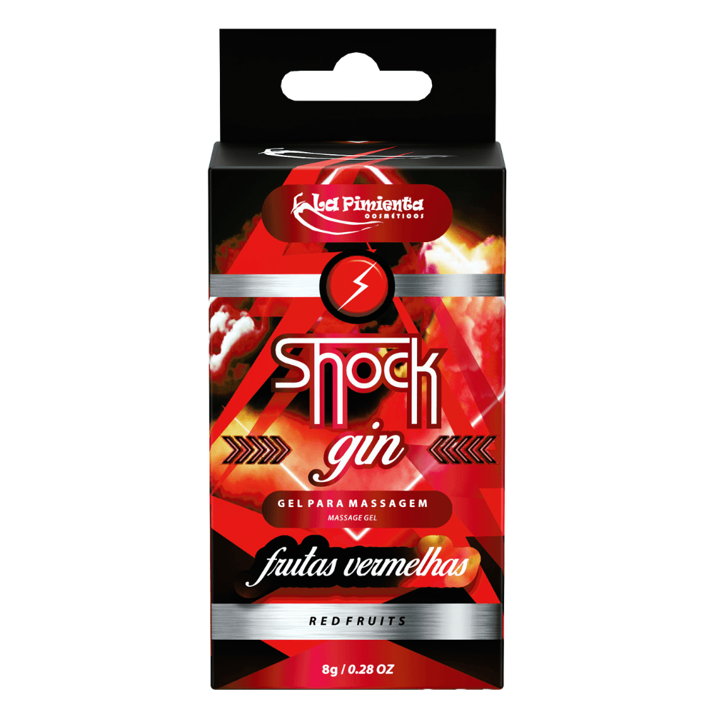 Shock Gin 8g - Vibrador Líquido Excitante de Alta Potência La Pimienta